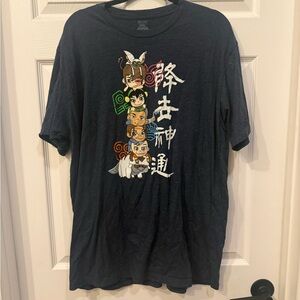 Avatar the Last Airbender Graphic Navy Blue Short Sleeve Tee